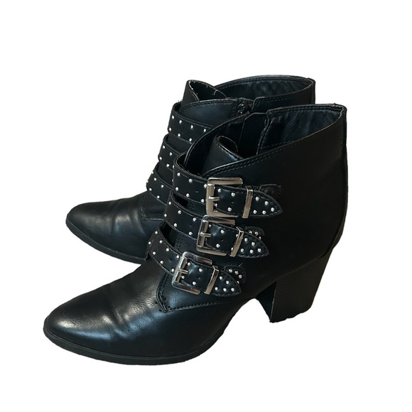 Madden Girl Sierra chunky heel ankle boots size 10 - Picture 1 of 9
